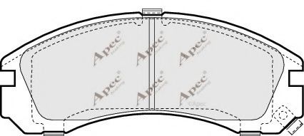 APEC braking PAD781