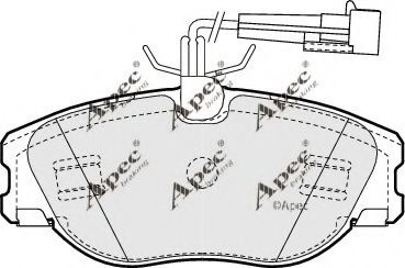 APEC braking PAD945