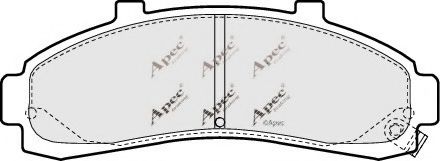 APEC braking PAD988