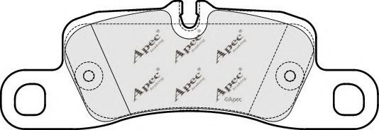 APEC braking PAD1665