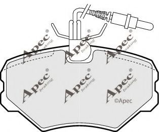 APEC braking PAD872