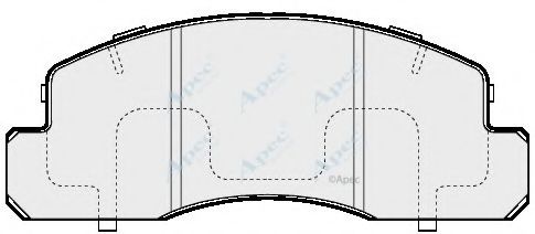 APEC braking PAD870