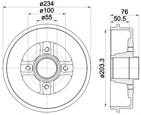 HELLA PAGID 8DT 355 300-641