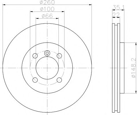 HELLA PAGID 8DD 355 100-641