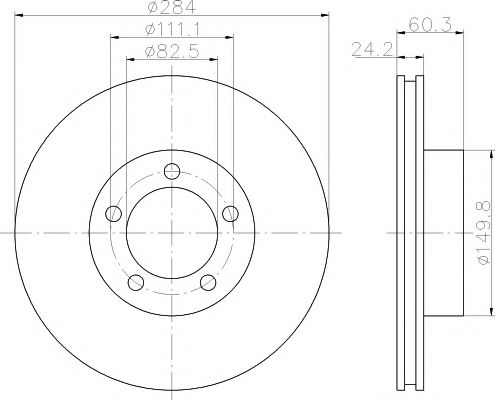 HELLA PAGID 8DD 355 100-911