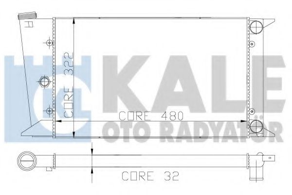 KALE OTO RADYATÖR 117900