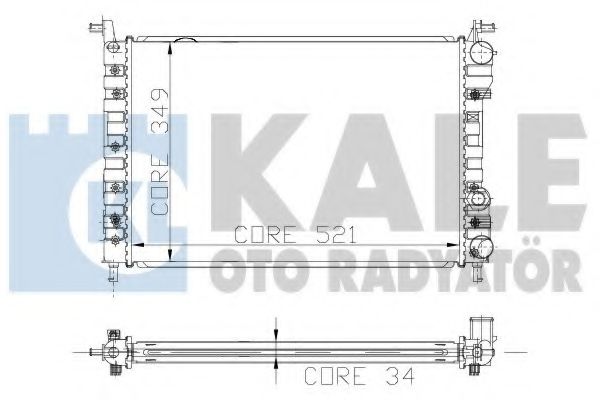 KALE OTO RADYATÖR 120600