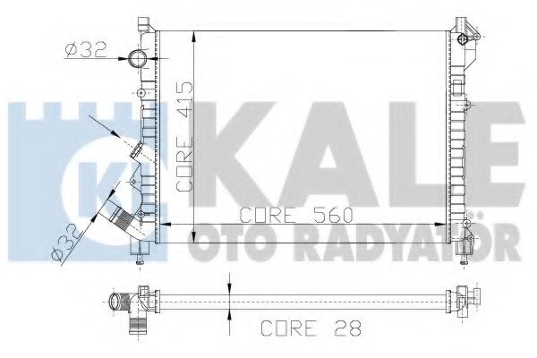 KALE OTO RADYATÖR 127000