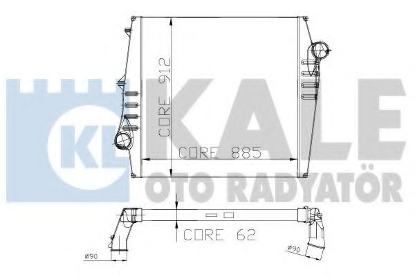 KALE OTO RADYATÖR 135600