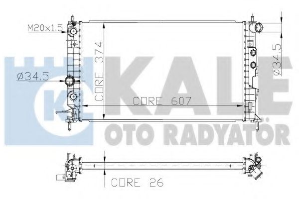 KALE OTO RADYATÖR 136100