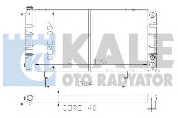 KALE OTO RADYATÖR 138600