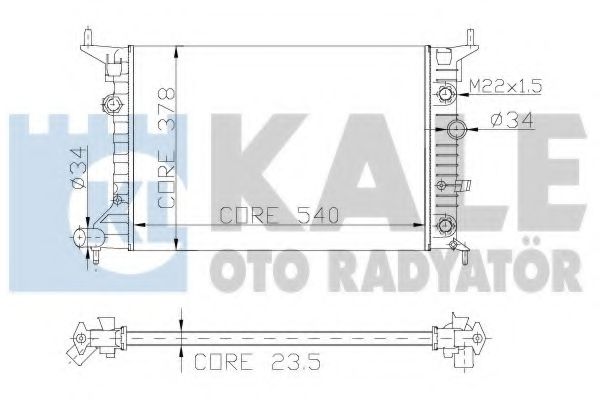 KALE OTO RADYATÖR 151200