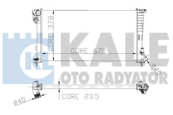 KALE OTO RADYATÖR 160900