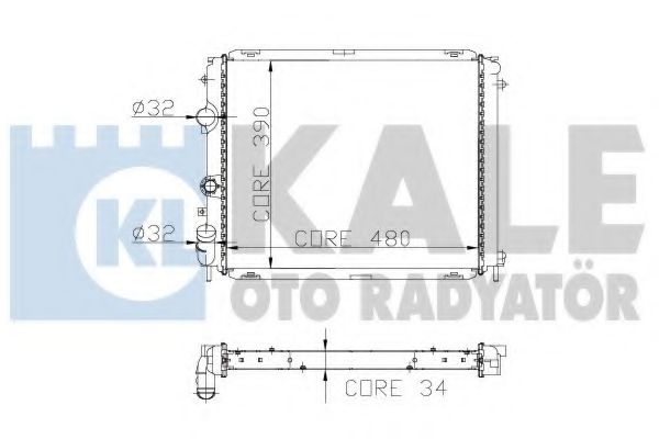 KALE OTO RADYATÖR 208100