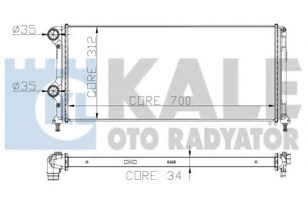 KALE OTO RADYATÖR 235600