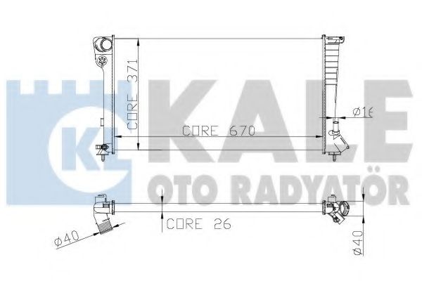 KALE OTO RADYATÖR 257600