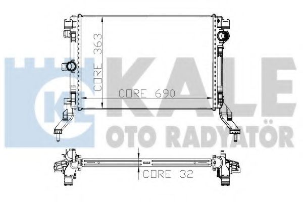 KALE OTO RADYATÖR 273800