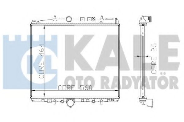 KALE OTO RADYATÖR 285400