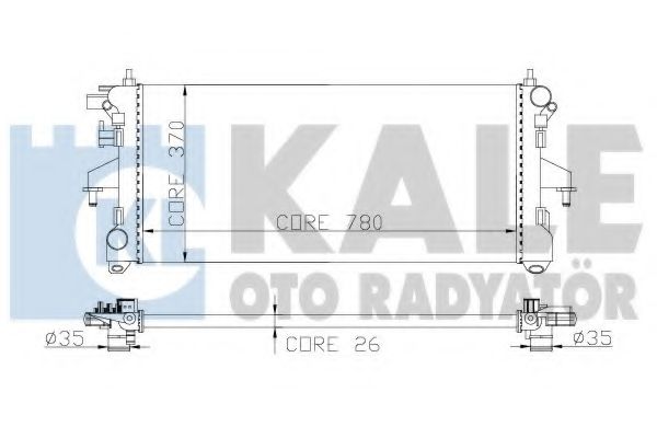 KALE OTO RADYATÖR 285500