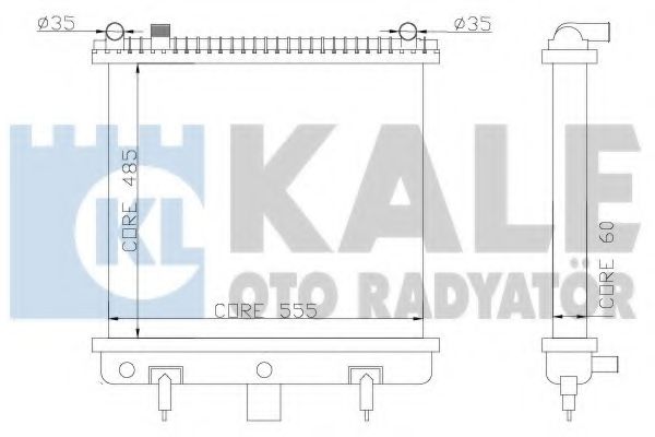 KALE OTO RADYATÖR 350500