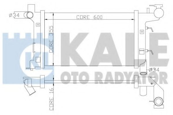 KALE OTO RADYATÖR 352700