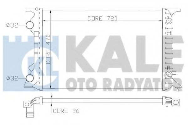 KALE OTO RADYATÖR 353400