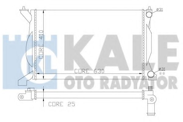 KALE OTO RADYATÖR 353700