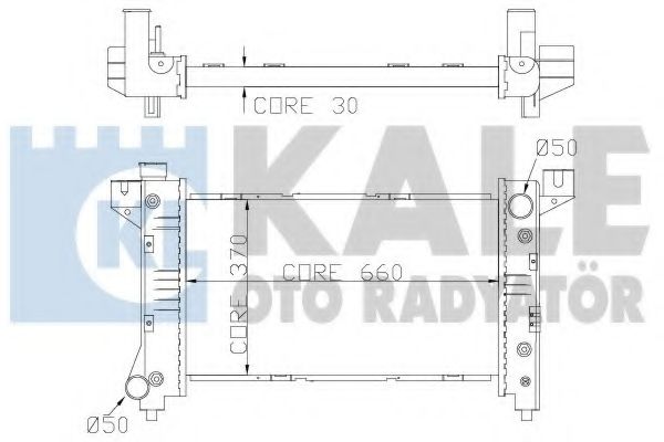 KALE OTO RADYATÖR 355700