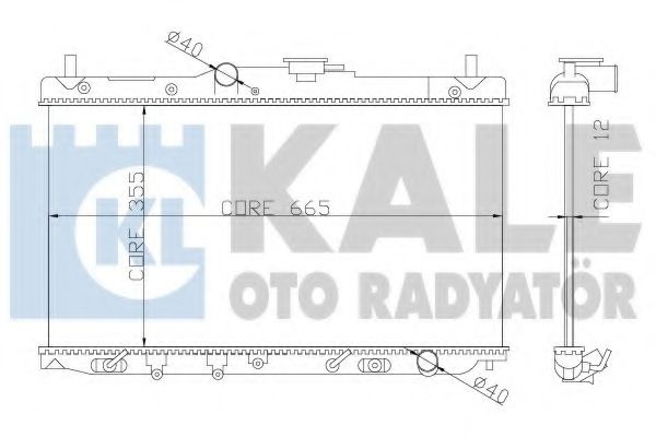 KALE OTO RADYATÖR 357700