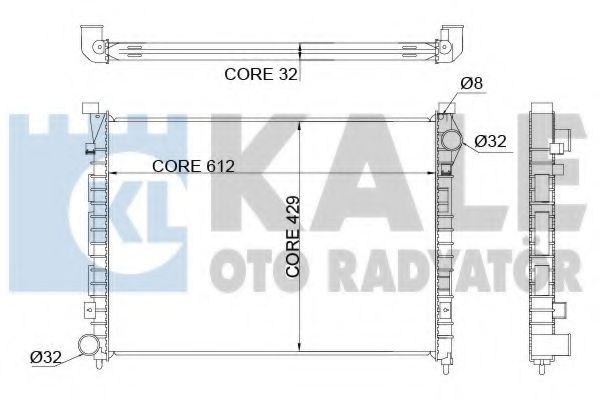 KALE OTO RADYATÖR 350700