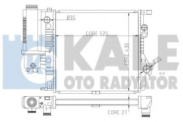 KALE OTO RADYATÖR 354700