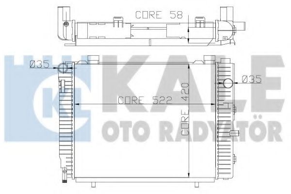 KALE OTO RADYATÖR 370300