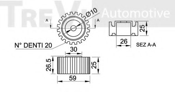 TREVI AUTOMOTIVE TD1243