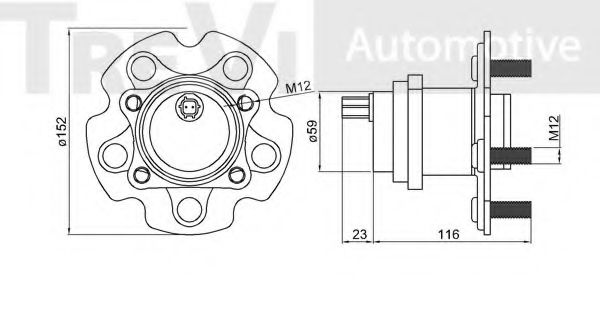 TREVI AUTOMOTIVE WB1008