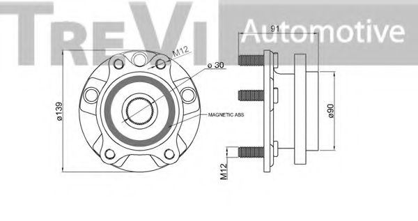 TREVI AUTOMOTIVE WB1072