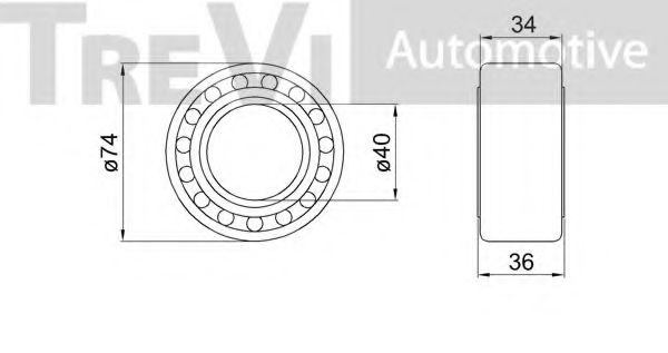 TREVI AUTOMOTIVE WB1484