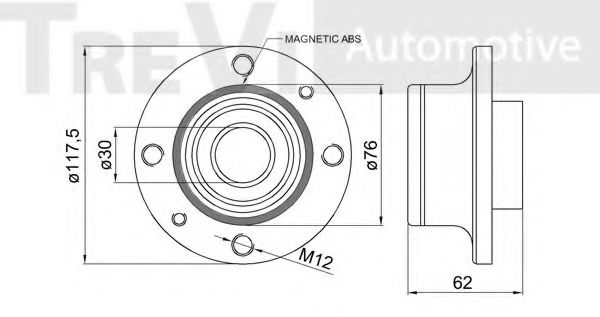 TREVI AUTOMOTIVE WB1673