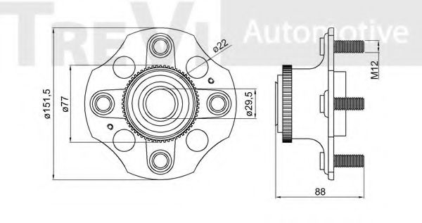 TREVI AUTOMOTIVE WB1753