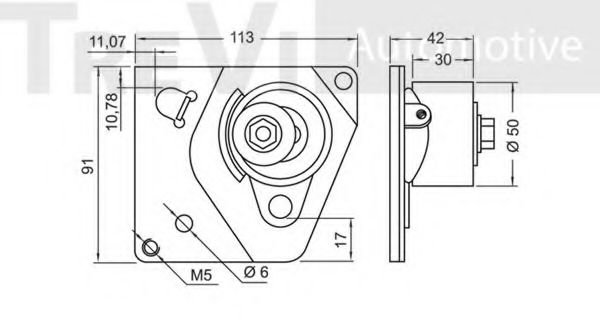 TREVI AUTOMOTIVE TD1643