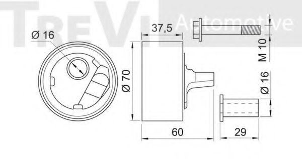 TREVI AUTOMOTIVE TD1628