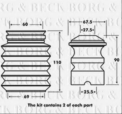 BORG & BECK BPK7009