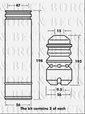 BORG & BECK BPK7016