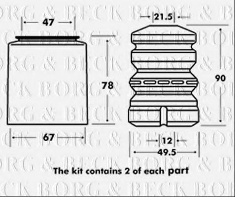 BORG & BECK BPK7021