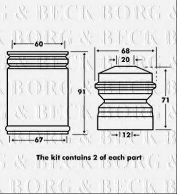 BORG & BECK BPK7027