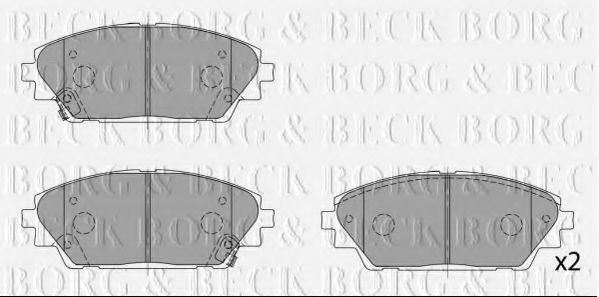 BORG & BECK BBP2454