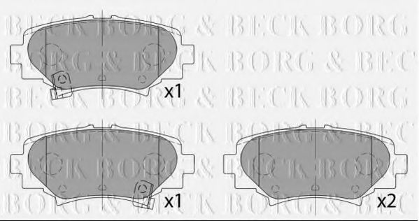 BORG & BECK BBP2458