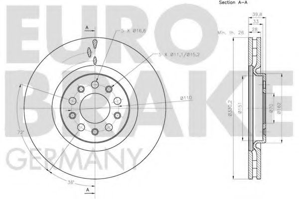 EUROBRAKE 5815201031