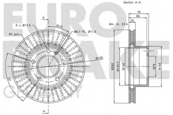 EUROBRAKE 5815201515