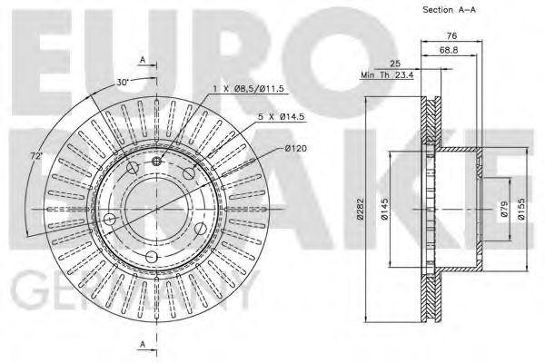 EUROBRAKE 5815201527