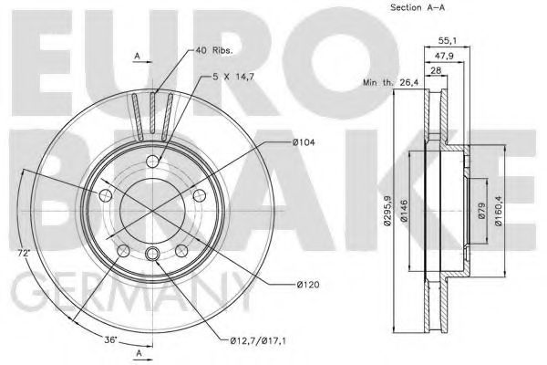 EUROBRAKE 5815201551